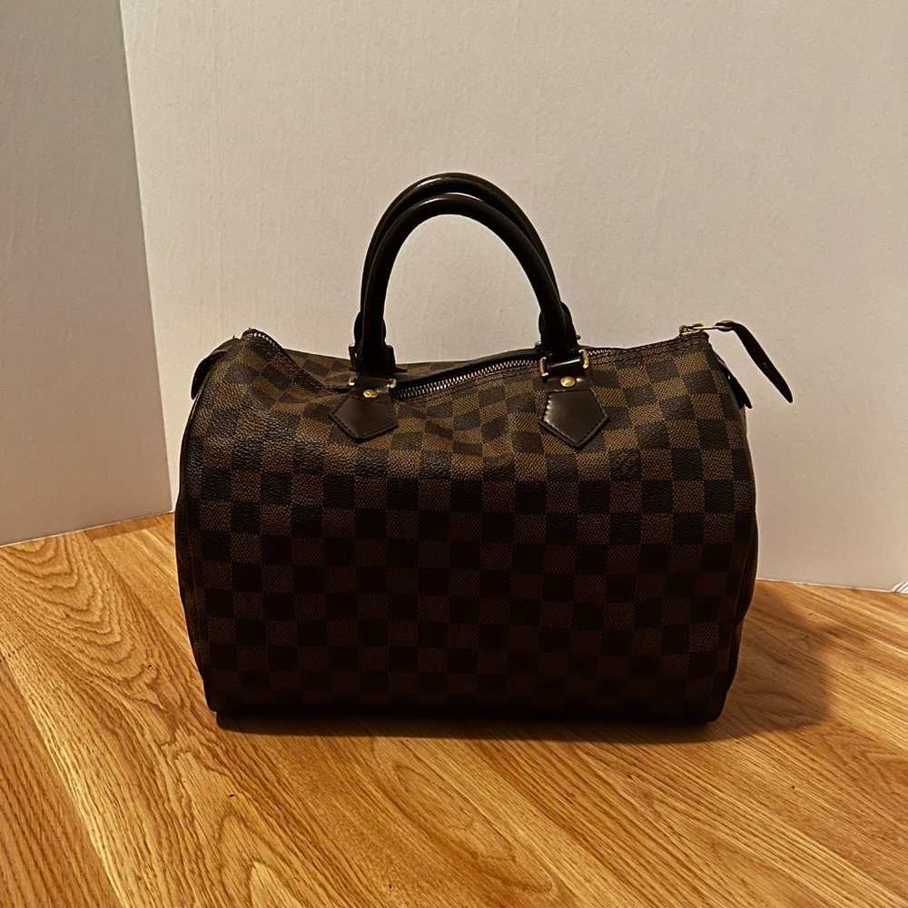 LOUIS VUITTON Damier Ebene Speedy 30